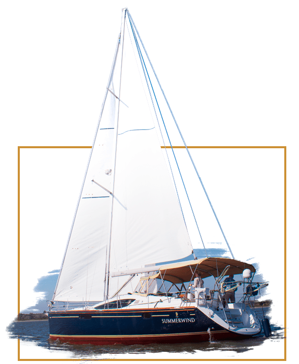 Summerwind – a luxury private yacht ready for a sailing trip